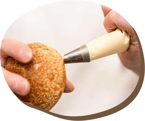 ぶるの樹のシュークリーム
